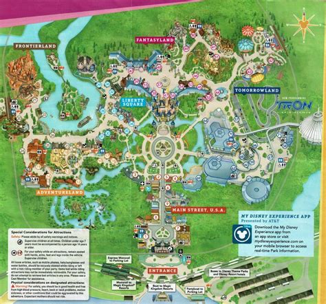 2022 Magic Kingdom Map - Walt Disney World - WDW Magazine in 2022 ...