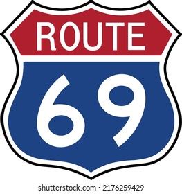 Us Route 69 Sign Shield Sign Stock Vector (Royalty Free) 2176259429 ...