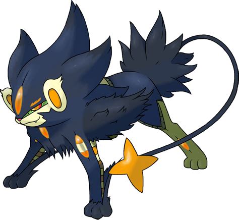 Shiny Mega Luxray by Maniraptavia on DeviantArt