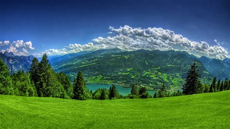 HD wallpaper: 1920x1080, green Mountain, nature | Wallpaper Flare