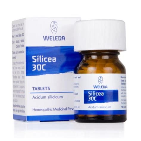 Silicea Homeopathic Remedy 30c in 125tabs from Weleda