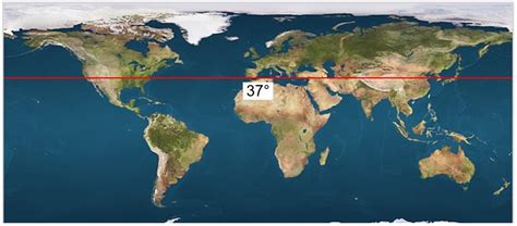 37th Parallel Map Of Usa - Map