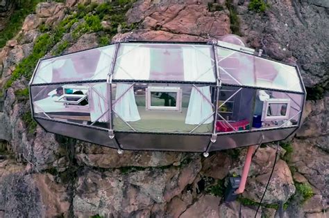 skylodge adventure suites suspended 400 feet above ground