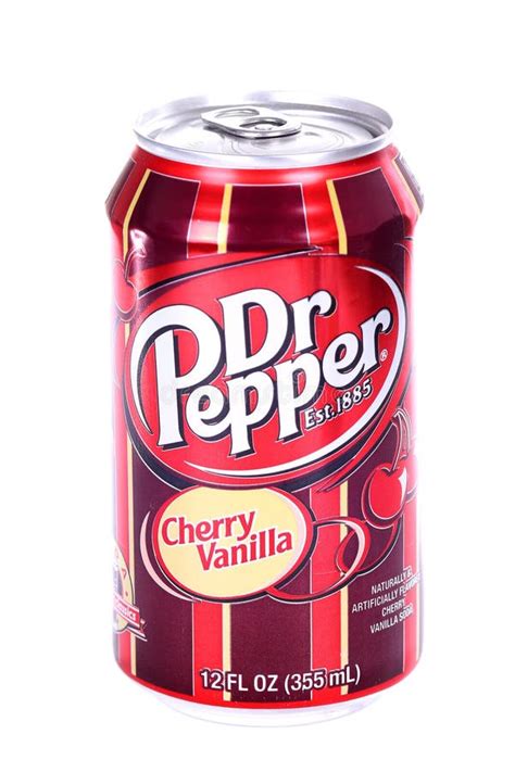 Dr Pepper Cherry Vanilla editorial stock photo. Image of isolated ...