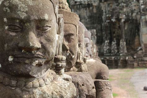 camboya, angkor, escultura, templo, asia, 1608041250 | Angkor, Camboya ...