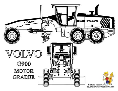 Printable Construction machines | Construction Coloring Pages For Kids ...