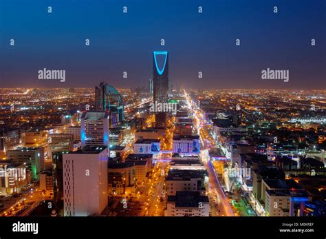 Riyadh skyline at night #2 Stock Photo - Alamy