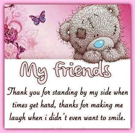 My Friends Thank You For Being By My Side Pictures, Photos, and Images ...