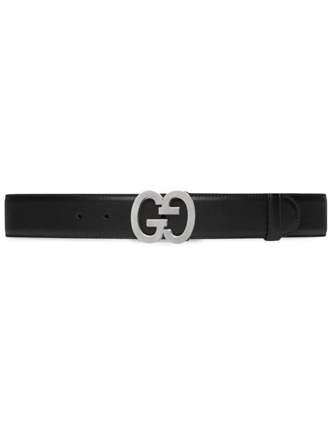 Gucci GG Buckle Leather Belt - Farfetch