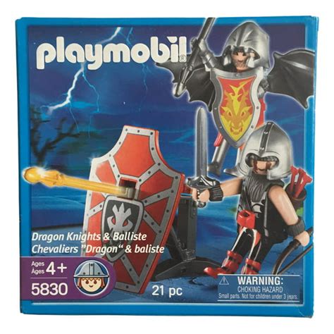 Playmobil Dragon Knights & Balliste Playset #5830 - 21 Piece - Walmart ...