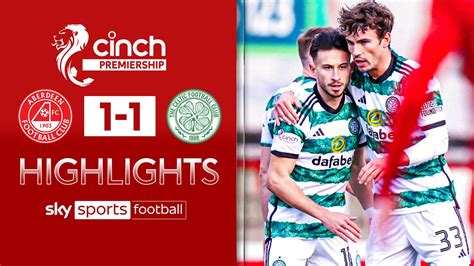 Aberdeen 1-1 Celtic | Scottish Premiership highlights | Football News ...