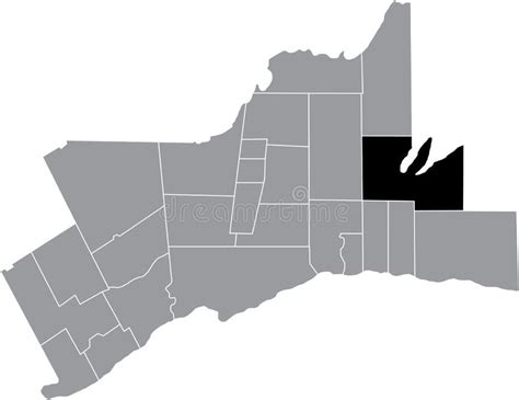 Locator Map of the SCUGOG MUNICIPALITY Stock Vector - Illustration of ...