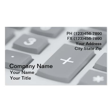 CPA Business Cards | Zazzle