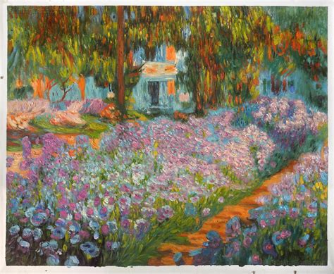 Irises in Monet's Garden 1900 - Claude Monet Paintings | Monet ...