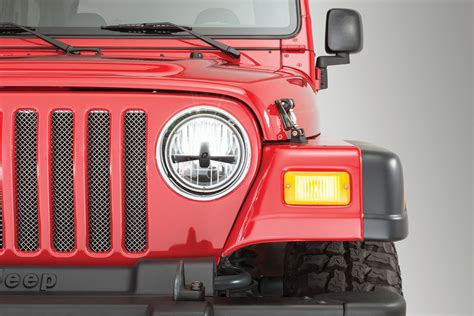 Quadratec Gen II LED Headlights & LED Tail Light Kit for 76-86 Jeep CJ ...