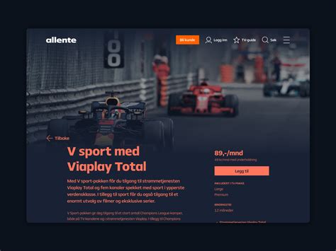 Allente - E-Commerce Website by Eirik Eriksen on Dribbble