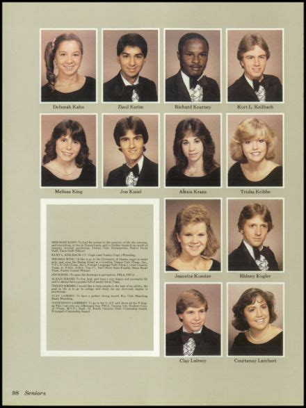 1985+Forest+Hill+High+School+Yearbook+via+Classmates.com | High school ...