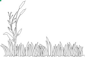 Grass Outline Clip Art at Clker.com - vector clip art online, royalty ...