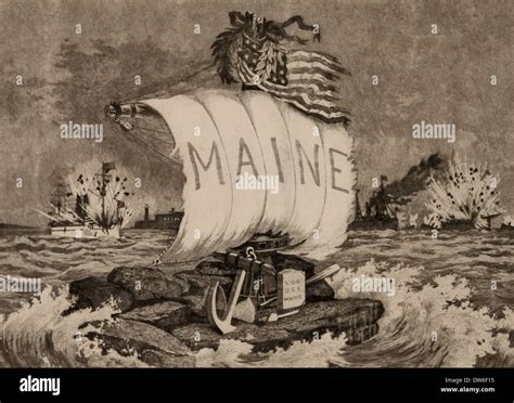 USS Maine memorial - 1898 Stock Photo - Alamy