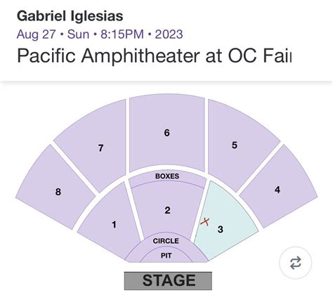 Pacific Amphitheatre Seating Chart | Cabinets Matttroy