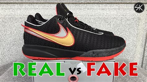 Nike LEBRON 20 Trinity REAL VS FAKE - YouTube