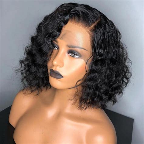 Water Wave Bob Wig 13×4 Lace Front Wigs 180 Density Recool Hair | Free ...