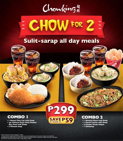 [Updated] Chowking Menu Prices Philippines (March) 2024