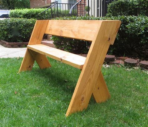 The Project Lady: DIY Tutorial - $16 Simple Outdoor Wood Bench