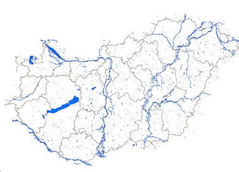 Hydrography of Hungary (rivers and lakes) | Download Scientific Diagram