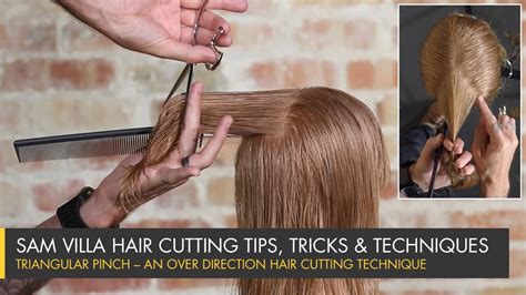 Triangular Pinch – An Over Direction Hair Cutting Technique - YouTube