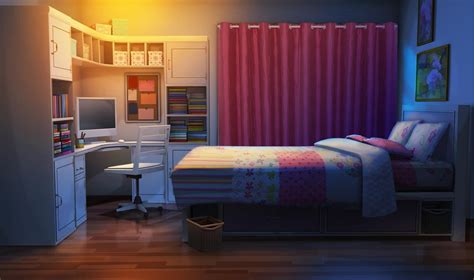 Aesthetic Background Anime Room - Anime Bedroom Wallpapers Top Free ...