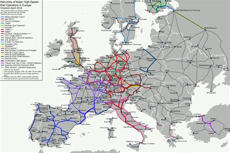 SCI Verkehr 關於全球高鐵客運量的新研究：亞洲下降，歐洲上升 2023年-