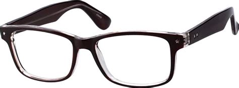 Brown Retro Square Eyeglasses #8284 | Zenni Optical Eyeglasses