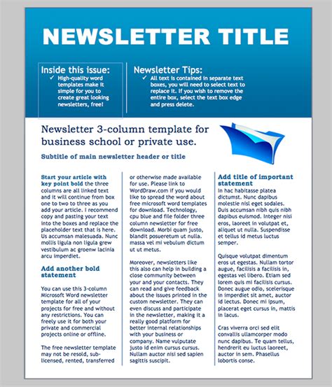 Internal Company Newsletter Samples | PDF Template