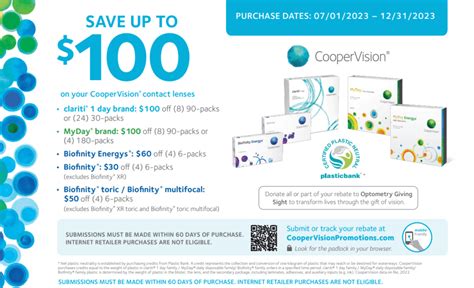 How to Claim a CooperVision and Biofinity Contacts Rebate 2024 ...