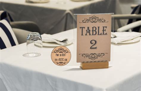 Wedding Table Numbers Rustic Wedding Decor Rustic Table Number - Etsy