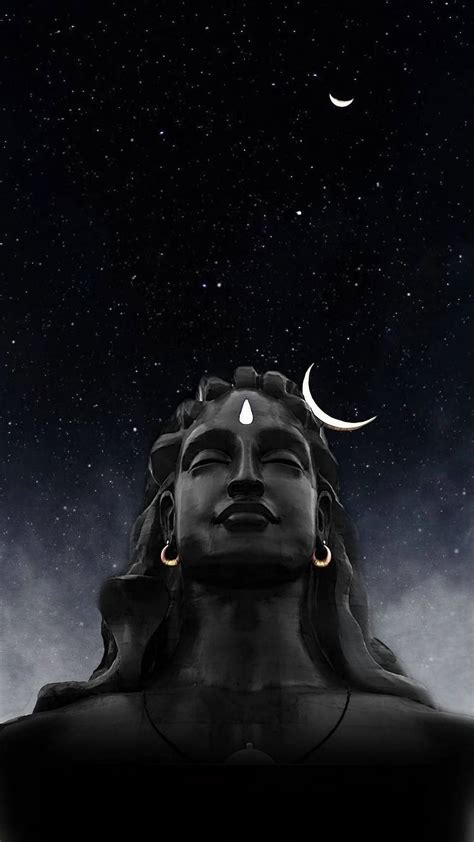 Mahadev Black, Adiyogi, lord, god, HD phone wallpaper | Peakpx