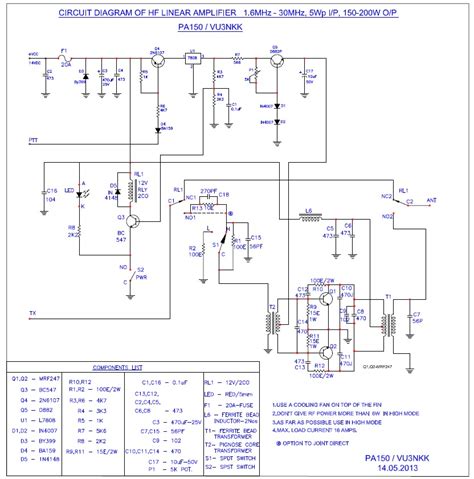 Amplifier For Cb Radio Circuit Diagram