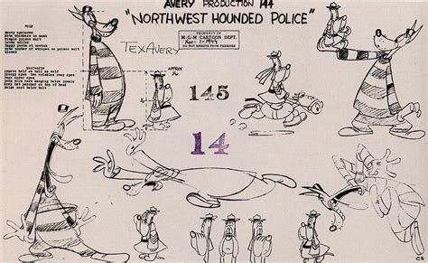 Inbetweens: Tex Avery Model Sheets - AnimationResources.org - Serving ...