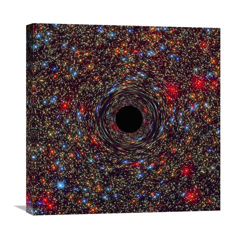 Black Hole in NGC 1600 (24"W x 24"H x 1.5"D) - Celestial Images - Touch ...