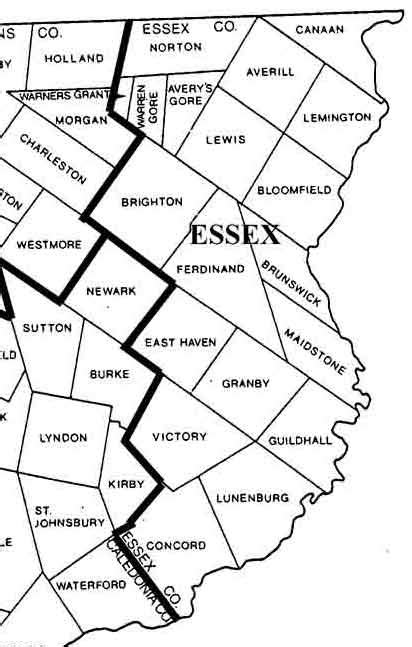 Old Maps of Essex County Vermont