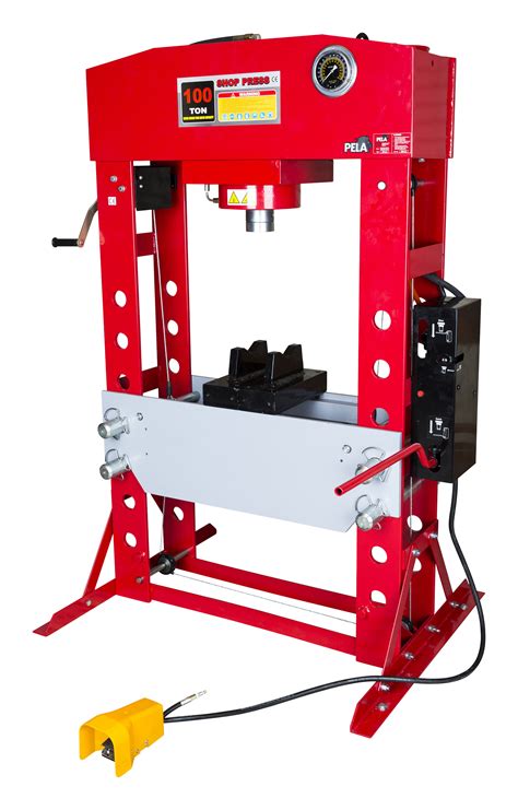 Buy Hydraulic press 100 tonnes Air hydraulic at Pela Tools