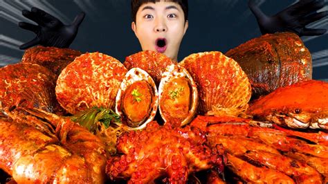 MUKBANG ASMRㅣFantastic! Spicy Mara Seafood Boil Eat🐙Korean Seafood 후니 ...