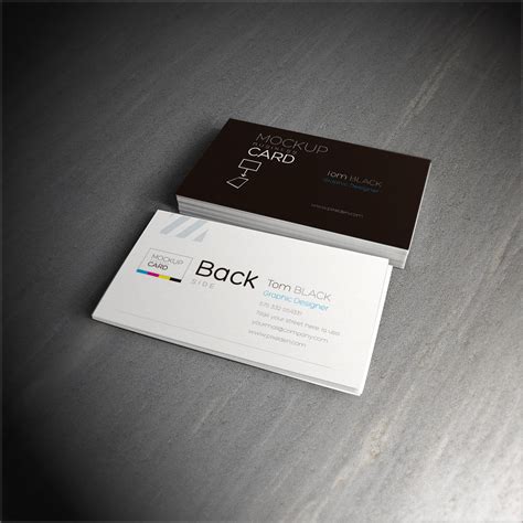 PSD Business Card Mockup — Free Mockup World