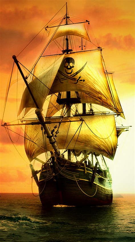 Pirate Sail, sailing, ship, HD phone wallpaper | Peakpx