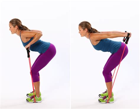 Triceps Press With Resistance Band | Tone Those Triceps With These 6 ...