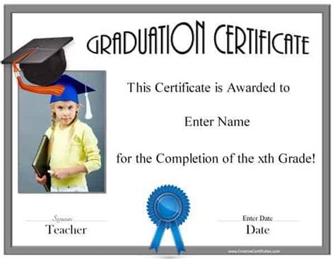 FREE 2024 Graduation Certificate Templates | Edit Online