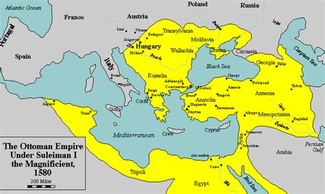 Ottoman Empire Expansion Map