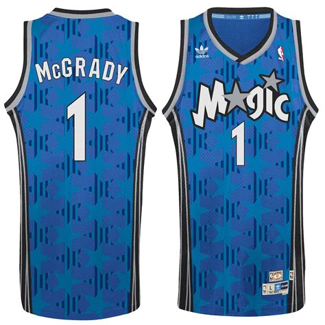 adidas Tracy McGrady Orlando Magic Blue Hardwood Classic Swingman Jersey