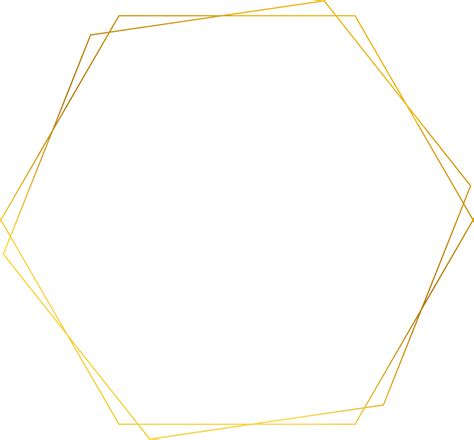 Geometric Border Png Golden Frame Geometric Clipart 5746837 | Images ...